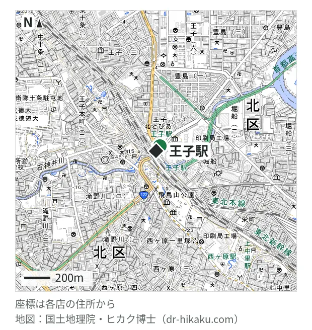 スマホ修理工房 王子店・王子駅 109m・徒歩2分