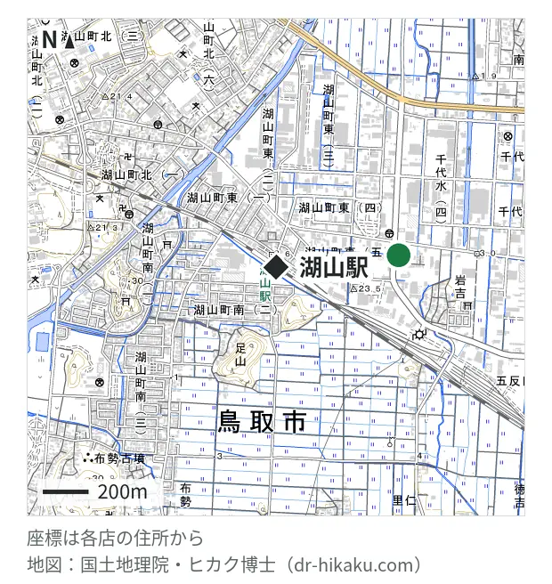 ガレージカンパニー・湖山駅 538m・徒歩7分