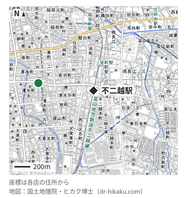 i-born・不二越駅 707m・徒歩9分