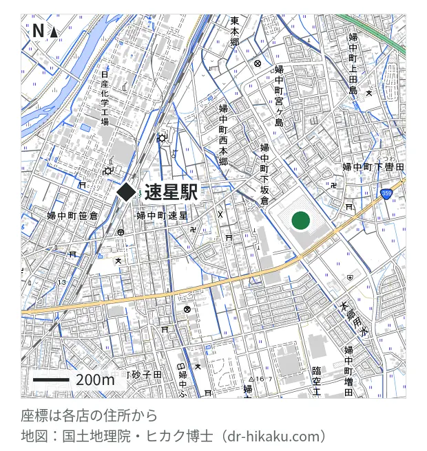 あいプロ ファボーレ富山店・速星駅 983m・徒歩13分