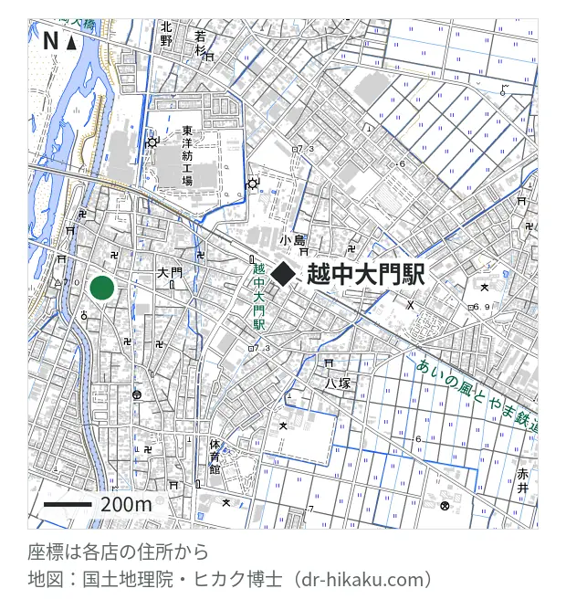 モバイル修理.jp 射水店・越中大門駅 760m・徒歩10分