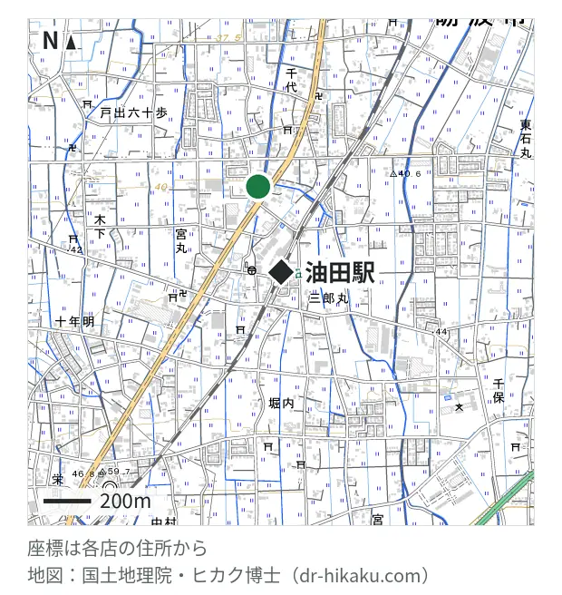 iFactory・油田駅 373m・徒歩5分
