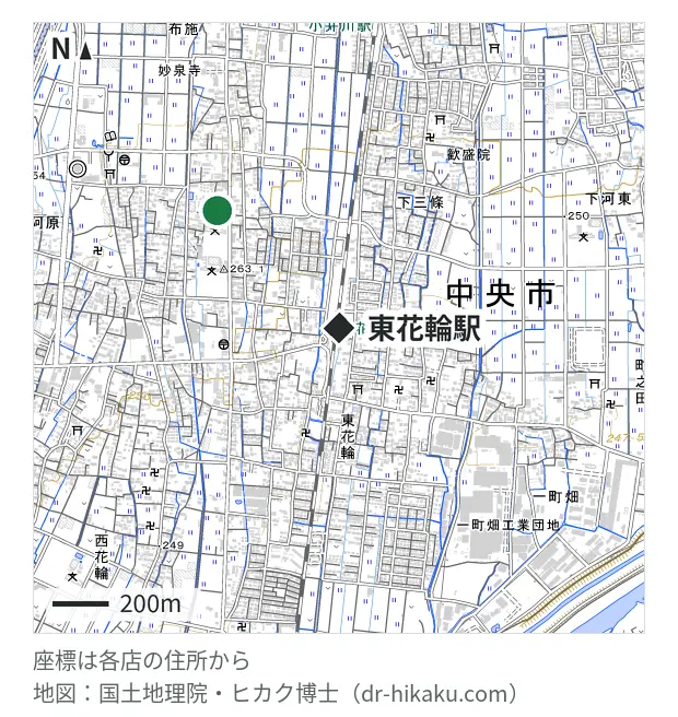 スマホ修理工房 山梨中央店・東花輪駅 599m・徒歩8分